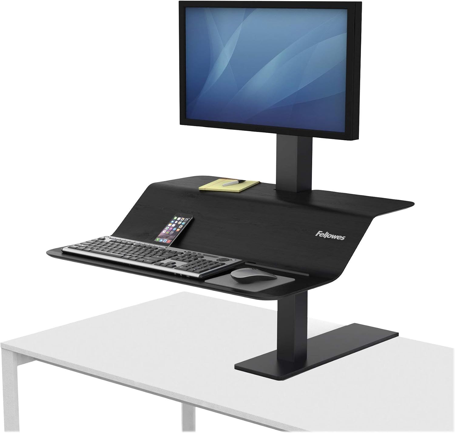 Fellowes Lotus VE Value Height Adjustable Sit-Stand Single Workstation