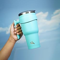 Konokyo 30 oz Tumbler with Handle and 2 Straw 2