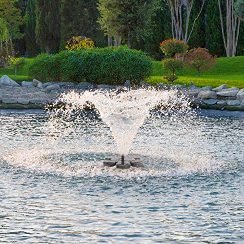instecho Solar Fountain Pump, 1.4W Powered Floating Fountain Pump for Garden, Pond, Pool, and Patio Free Standing Solar Fountain Water Pumps - Thumbnail 5