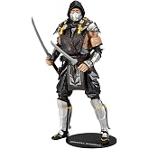 McFarlane Toys Mortal Kombat Scorpion (The Shadow Skin) 7" Action Figure | Mortal Kombat 11 7 Inch Action Figure Wave 5 - In The Shadows Scorpion