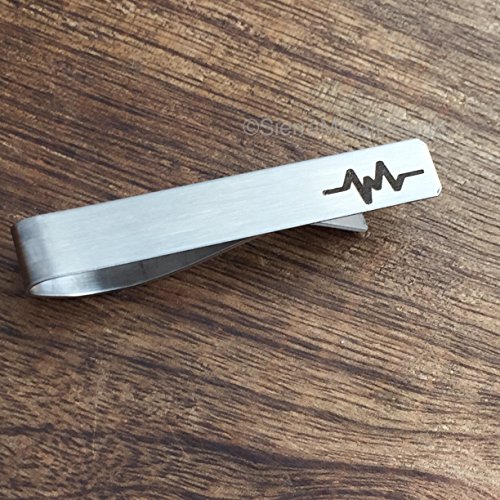 Doctor gift doctor tie clip doctor tie clip heart beat …