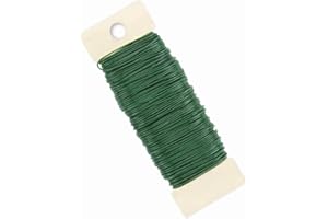 MYSXN Floral Wire,38 Yards Flexible Paddle Wire Use for Christmas Wreaths Tree,Crafts,Garland,Floral Flower Arrangements,1 Pack