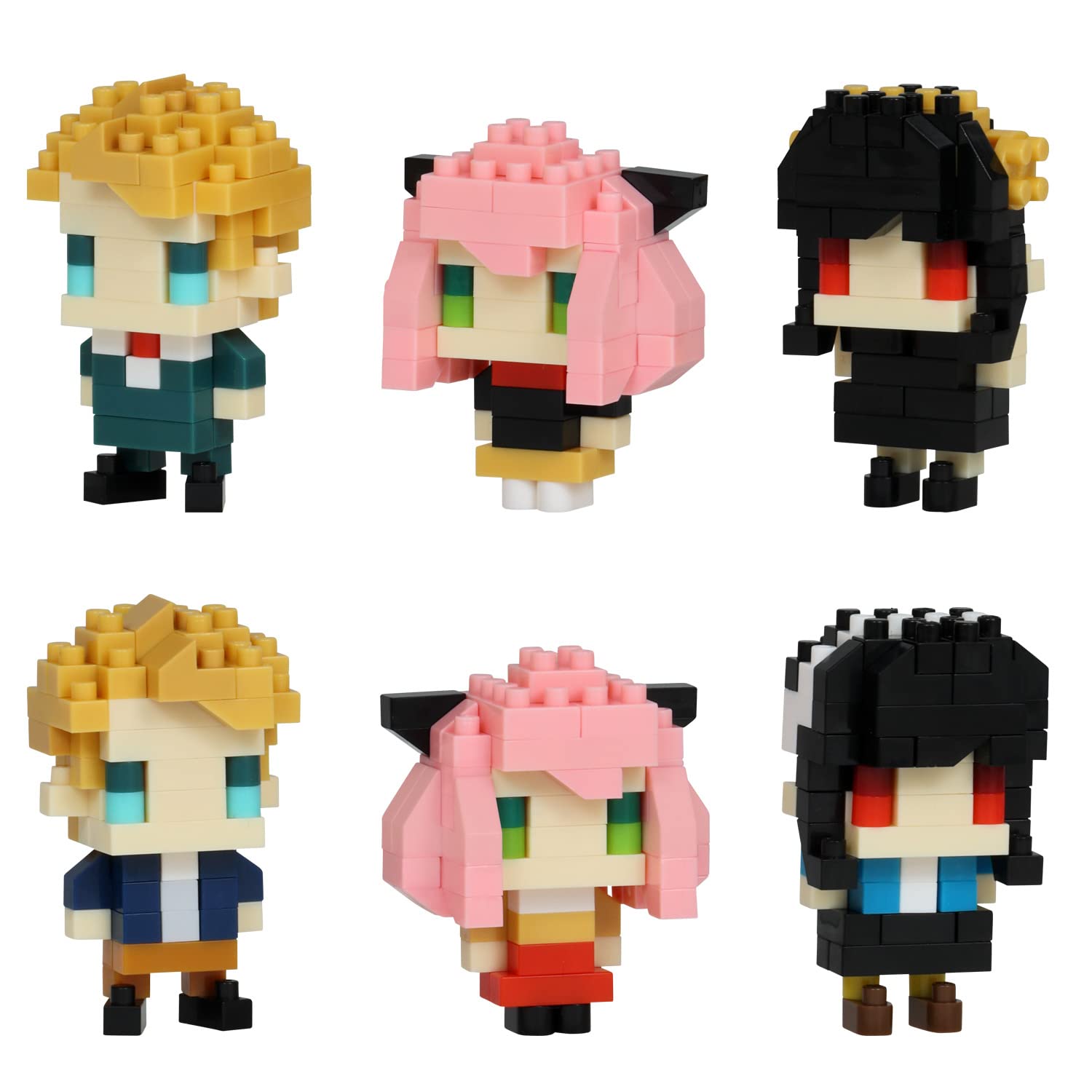 nanoblock - SPY x Family - SPY x Family Assortment 1 (Blind Box Complete Set), mininano Series Building Kit (NBMC_37S)