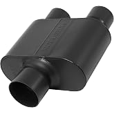 Flowmaster Super 10 Series Muffler &ndash; 3.00" Center In / 2.50" Dual Out | Super 10 Series, Race-Inspired Sound, 409 Stainless Steel - Muscle Cars, LS Swaps, Drag Cars &amp; Off-Road Builds (8430152)