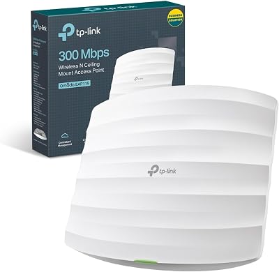 TP-Link EAP115 N300 Wireless Access Point 300Mbps PoE 802.3af Omada Mesh