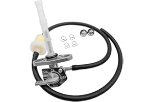 WMJNH Fuel Petcock Valve Fits for Honda CRF50F XR80R CRF70F XR50R CRF230F CRF80F CRF100F CRF150F XR70R XR100R 1981-2015, Gas Tank Fuel Petcock Shut Off Valve Switch Replace 16950-GCF-671 16950-GEL-701