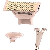 2 Pack Body Razor Replacement Heads for Flawless Nu Razor and Finish Touch Replacement Blades for Women,Rose Gold