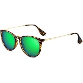 SUNGAIT Premium Vintage Round Sunglasses for Women Men Classic Retro Trendy Style