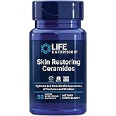 Life Extension Skin Restoring Ceramides* – Wheat Oil Extract – Hydrates & Smooths The Appearance of Fine Lines & Wrinkles – Gluten-Free, Non-GMO, 1-Daily, Vegetarian – 30 Liquid Capsules