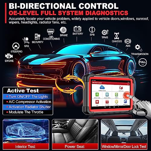 LAUNCH X431 CRP919E BT Multi-brand Car Diagnostic Case, ECU Coding, 45+ Service, Two-Way Control Wireless Bluetooth Diagnostic with DBScar VII, FCA AutoAuth, CANFD&DOIP, VAG Guided, IMMO