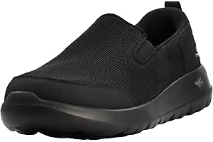 Skechers Mens Go Walk Max Clinched - Athletic Mesh Double Gore Slip on Walking Shoe