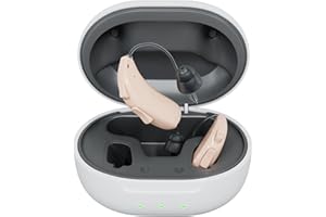 Audien Hearing ION Wireless Rechargeable OTC Hearing Aid, Premium Comfort Design & Nearly Invisible