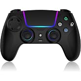 VidPPluing Wireless Controller Compatible with PS5/Android/IOS/MAC/Steam Deck, Gamepad with LED Lighting/Hall Effect Trigger/Turbo/Macro/Dual Vibration/3.5mm Headset Jack/1500 mAh Battery