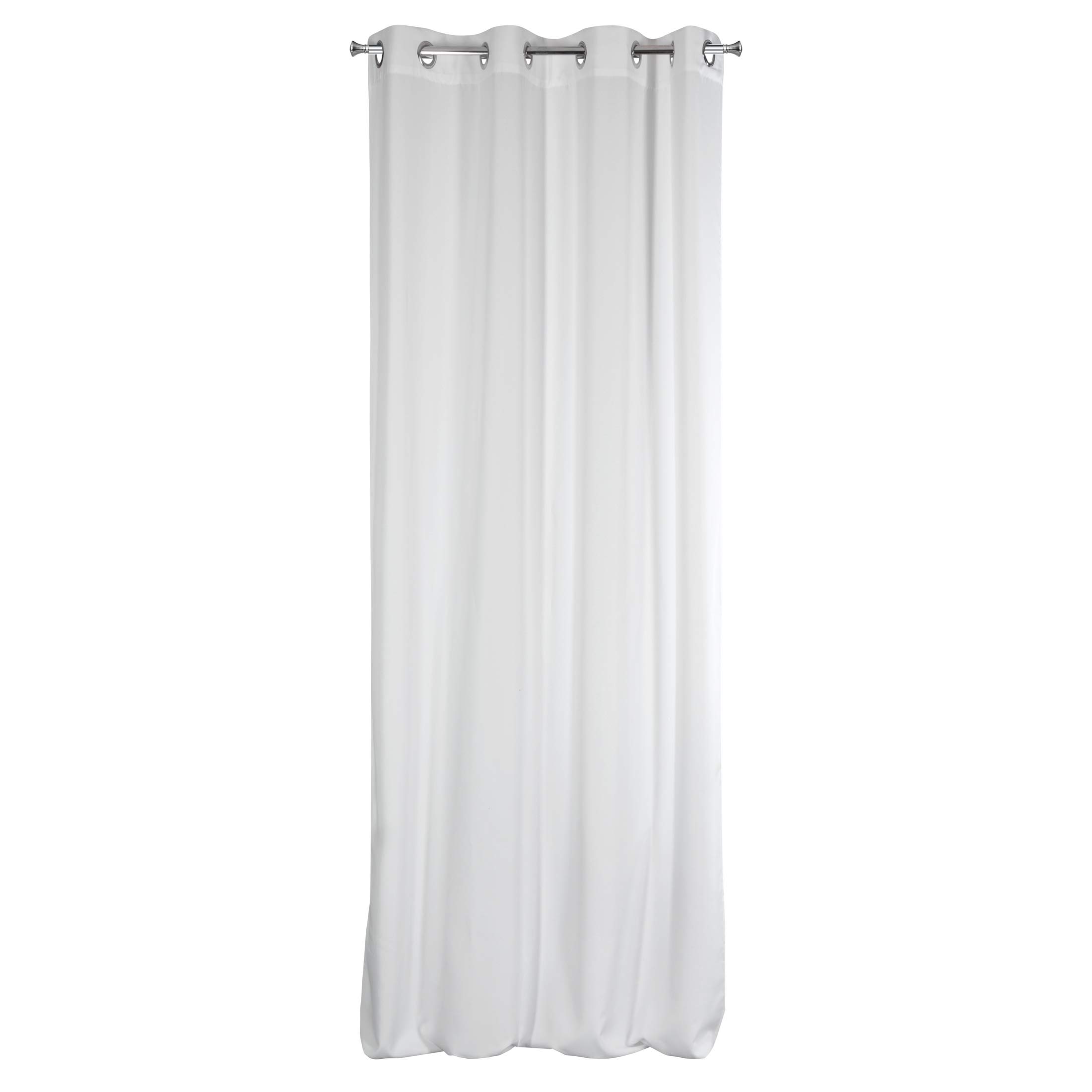 Eurofirany ADORE Semi Sheer Curtain with Eyelets - 1 Unit, Window Curtain, Semi Transparent, for Bedroom Living Room Lounge Kitchen, 140g m², W55 x L98, White