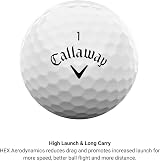 Callaway Warbird 24 Ball Pack White Golf Balls Distance HX Aerodynamics view 2