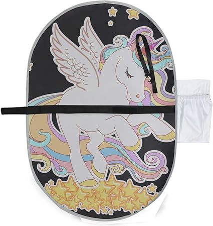 Licorne Mignonne Enfants Conception Bebe Fille Matelas A Langer Table A Langer Tapis 27x10 Pouces Impermeable A L Eau Pliable Mat Bebe Portable Station A Langer Tapis De Couche Reutilisable Amazon Fr Bebes