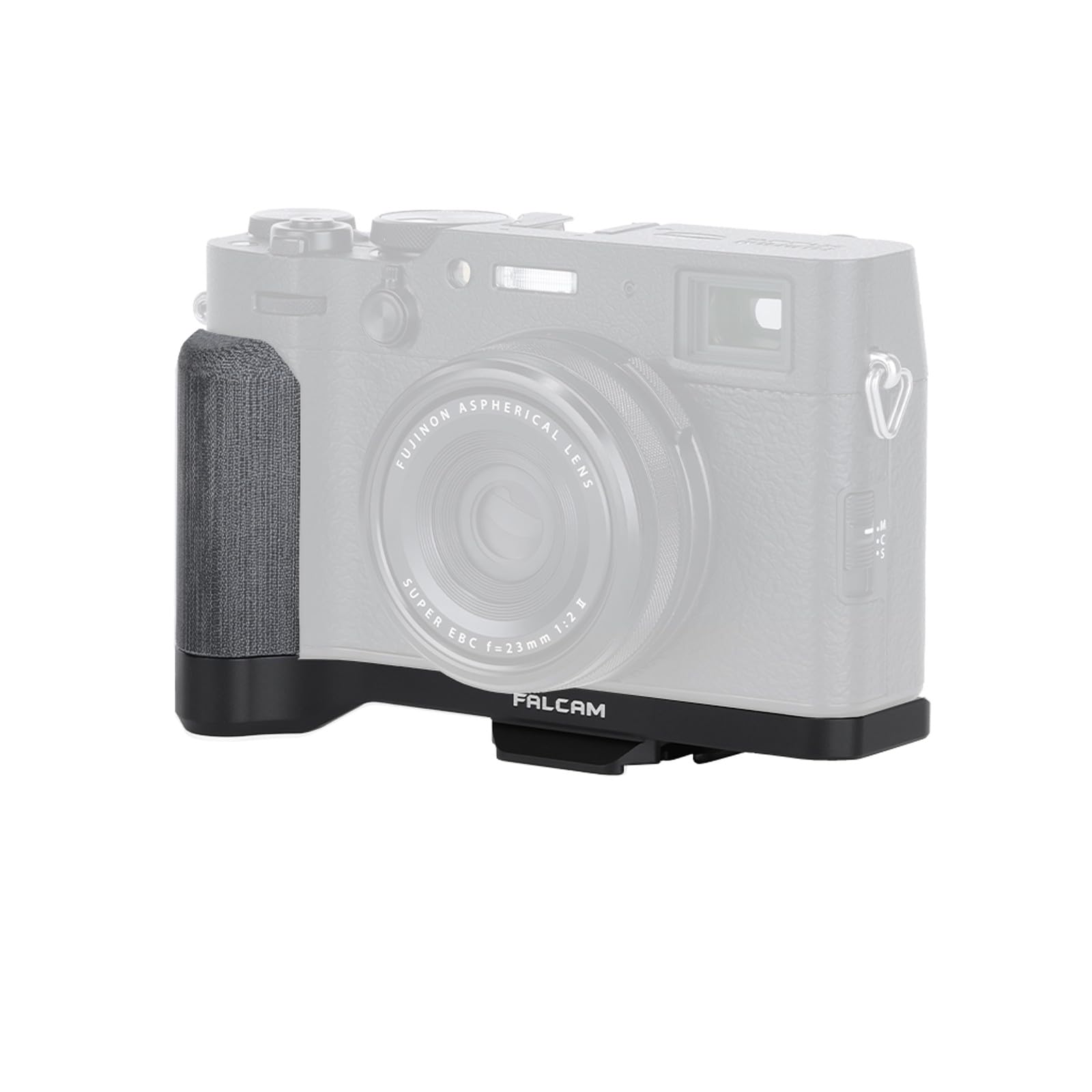 FALCAM F22 F38 L-Shaped Handle Grip with Quick Release Plate for FUJIFILM X100 VI Camera Black