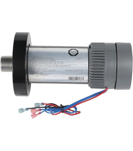 【mmm05】速達 Amazon.com: M-405565 Treadmill DC Drive Motor with Flywheel, 2.80