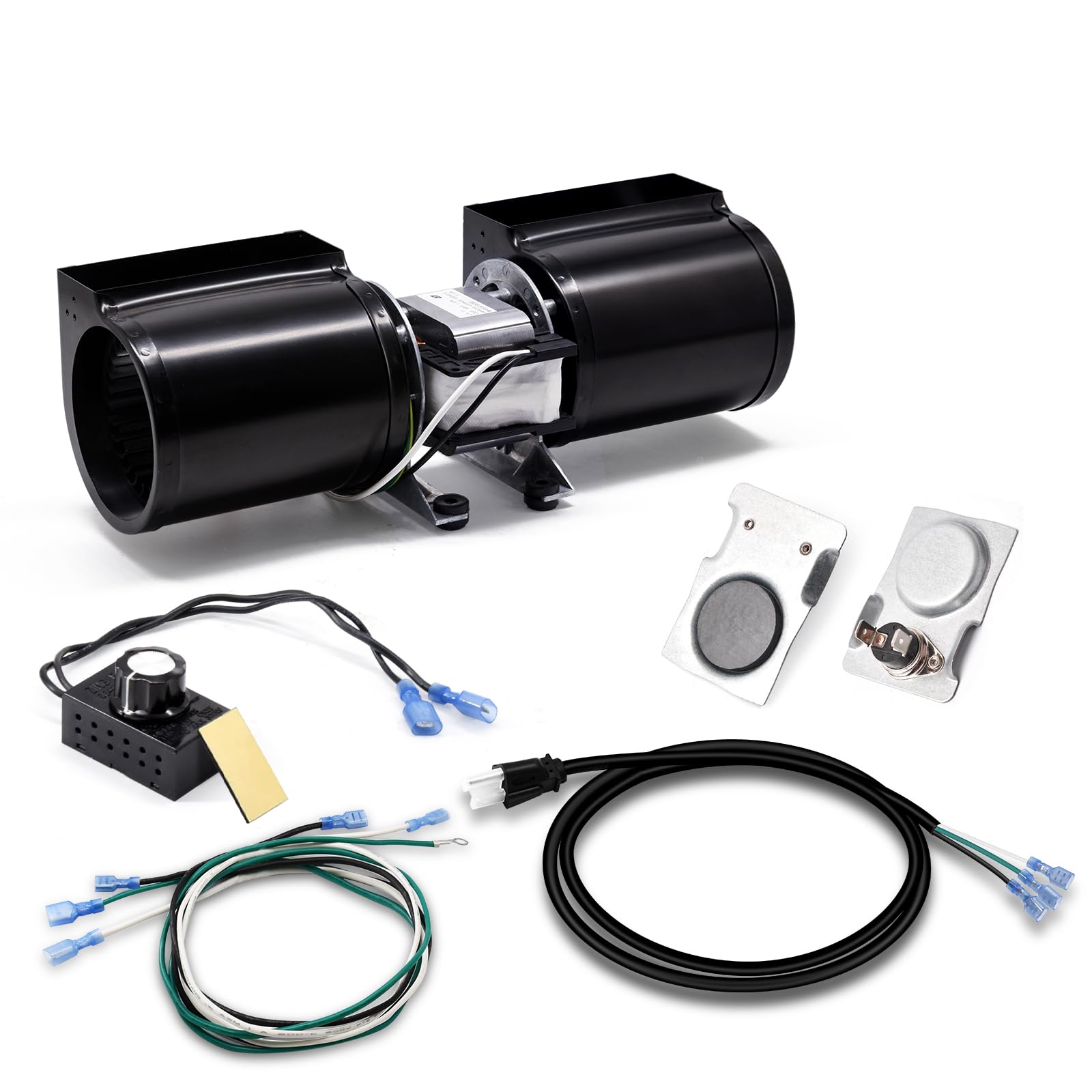 Photo 1 of GFK-160A Fireplace Blower Fan Kit, GFK-160 GFK160 for Quadra-Fire, Heat N Glo, Hearth and Home, Heatilator, Fasco, Superior, GTI, Jakel, Royal, Regency Fireplaces, DV3732, 7100, 6000CLX, SL-750TR.