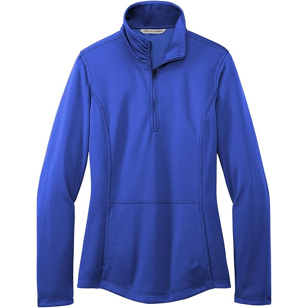 トップス SEE SEE NYLONPULLOVER W DRAWSTRINGS Port Authority Men's Microterry Quarter-Zip Pullover Aegean Blue