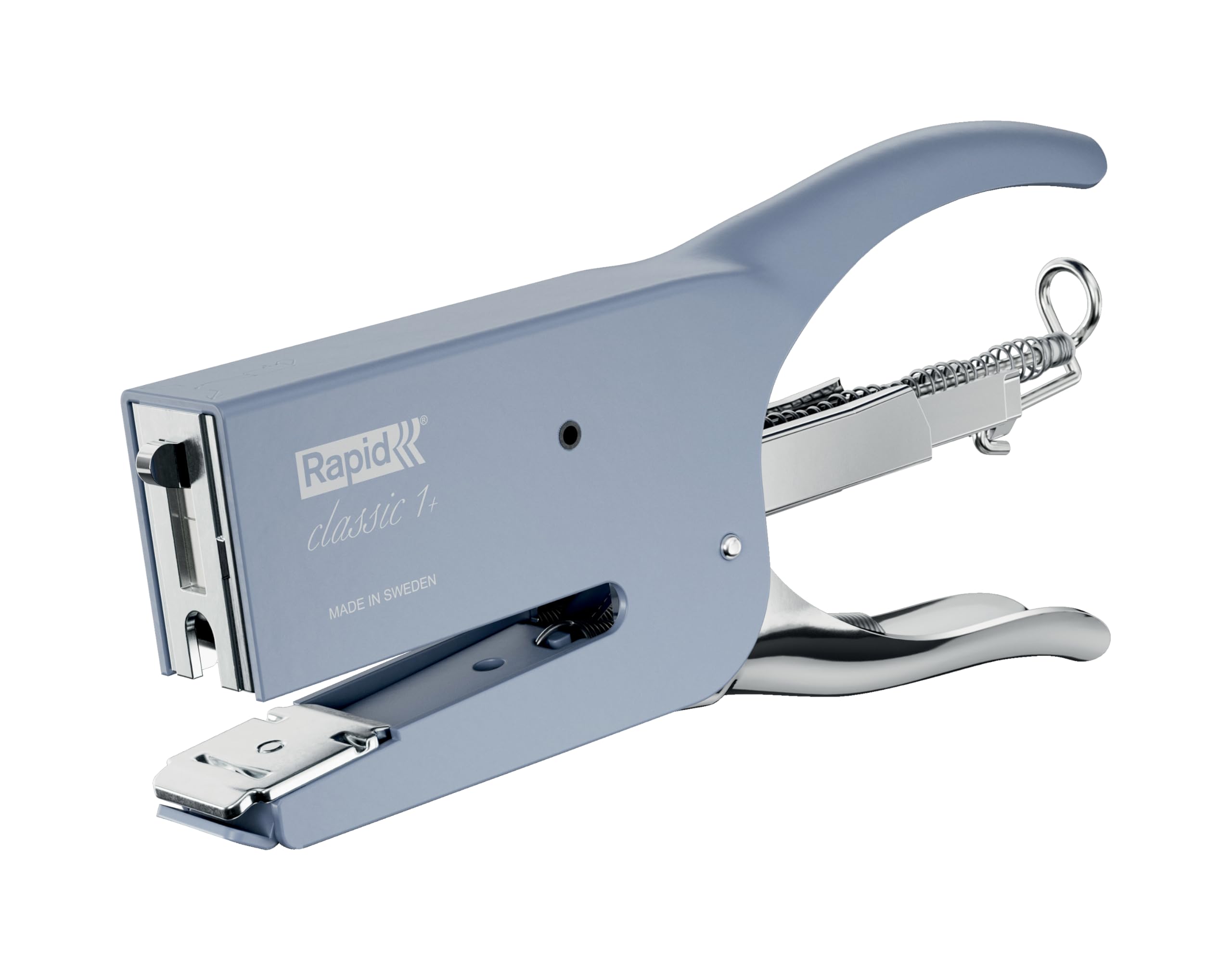 Rapid Classic K1+ Stapling Pliers For No. 26 Staples – Compatible with 24/6 & 24/8+ Staples, Adjustable Anvil & Back-Loading Mechanism, ClimatePartner Certified – Office, Home, DIY, Retail (Blue)