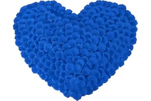 Usmilegift 1000 PCS Artificial Fake Rose Petals for Valentines Day,Flower Petals,Romantic Nightfor Her/Him Set,Wedding, Engagement, Party, in Bulk Flower Decorations（Blue）