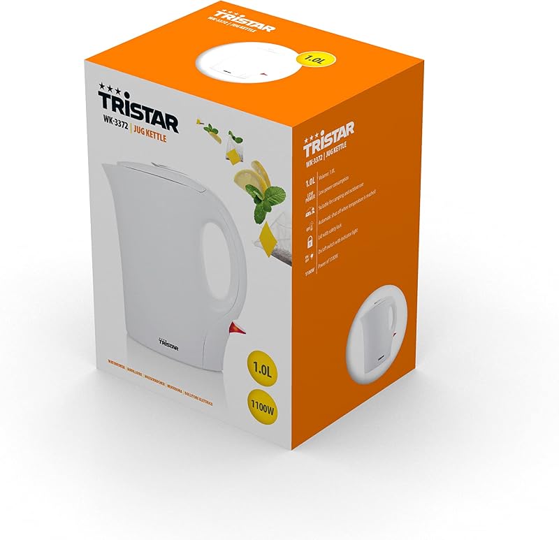 WK-3372 – Hervidora de agua, volumen 1 litro, potencia 1100 W