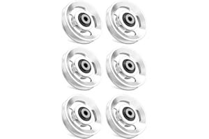 Vagmuxado Aluminum Alloy Cable Pulley Wheel Fit for Home Gym Equipment, Exercise Machine Pulldown Attachments, 6 Pcs