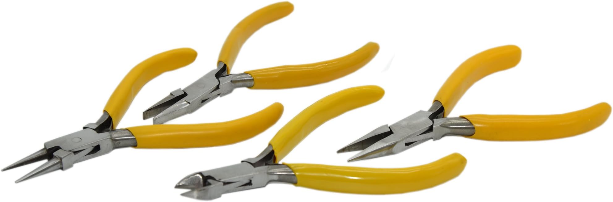 UniQual Stainless Steel Plier Set for Jewellery Making, DIY, Chain Making, Crafts, Projects, Professional, etc.