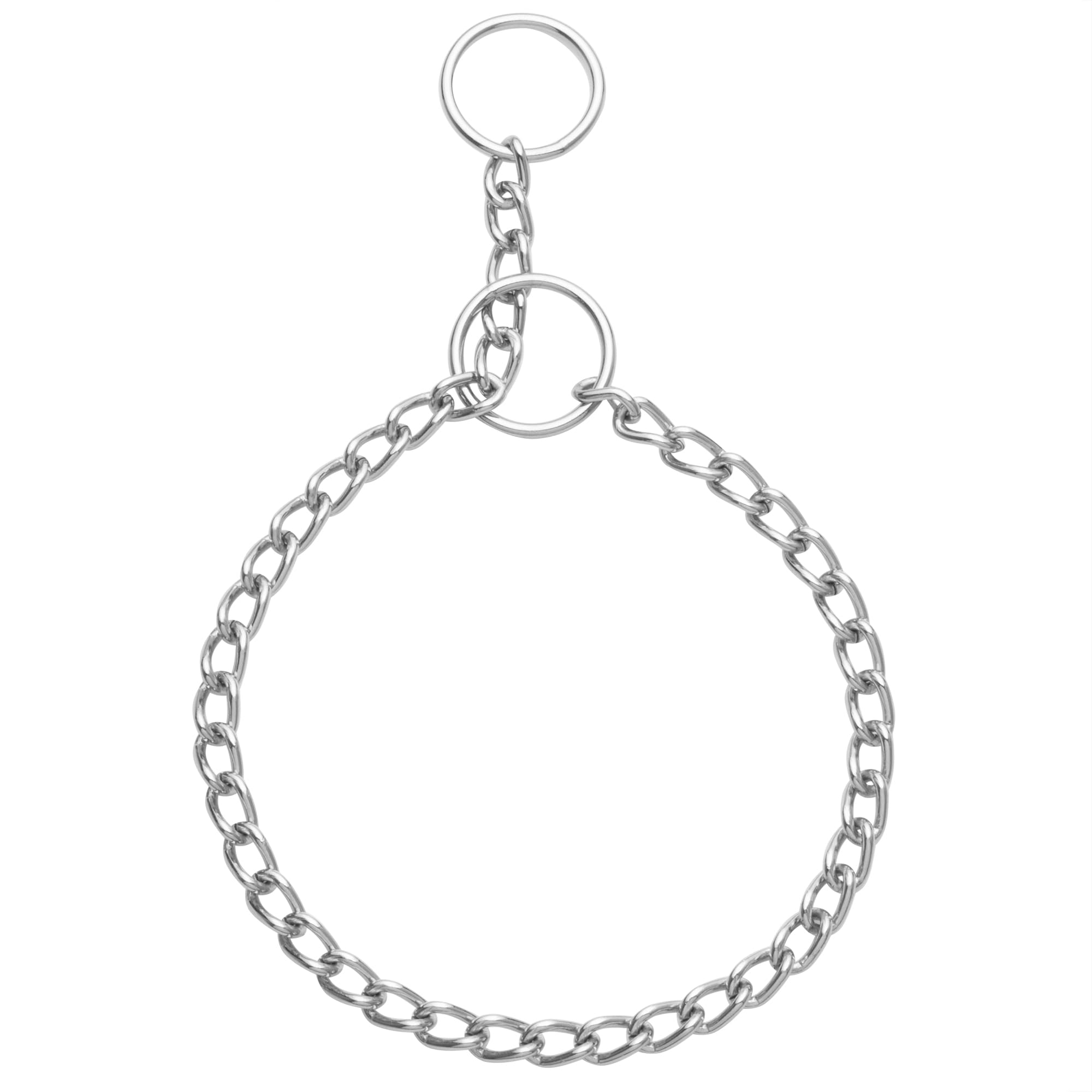 Bunty Dog Choker Collar | Metal Chain Dog Collar & Anti Pull Dog Collar | Slip Collar for Dogs No Pull Training | Heavy Duty Dog Chain Collars for All Breeds (S)