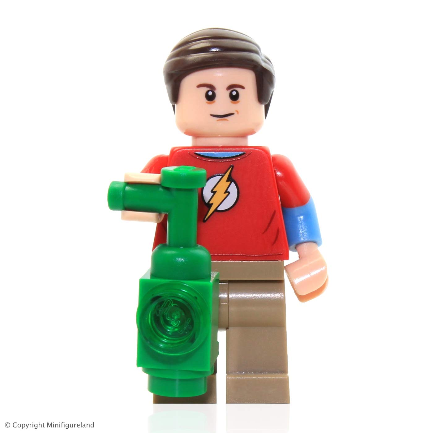 Lego Ideas Big Bang Theory Minifigure Sheldon Cooper With Green 