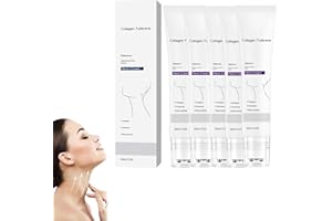 Magic Collagen Fullerene Neck Cream, 20g/0.71oz Neck Skincare with Collagen Peptides, Tighten and Lift Firming Neck Cream for