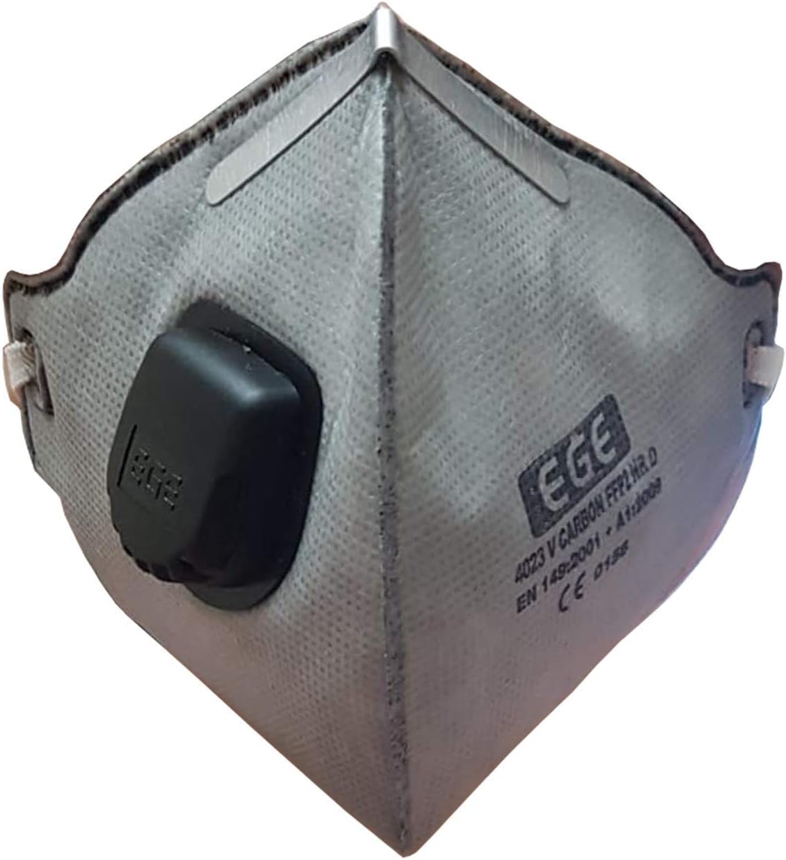 Face Dust Mask Activated Carbon N95 Protective Disposable breathing Respirator, 1Pack