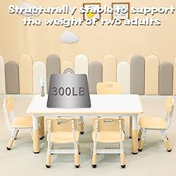 monleelnom Children's Table and Chair Set Suitable