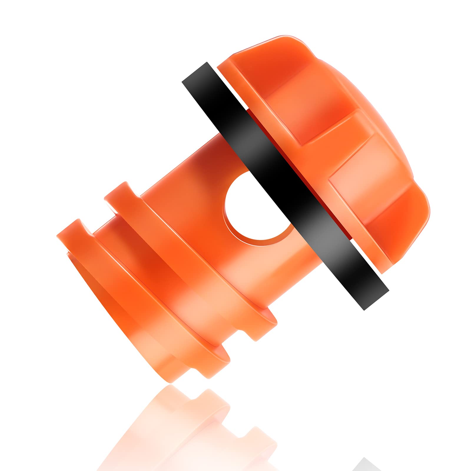 Photo 1 of Honoson Cooler Drain Plugs Replacement Compatible with Most Rotomolded Coolers Including Most Major Brands Small Drain Plugs with Leak-Proof Design (Orange)