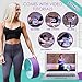 Yoga Wheel w/FREE Online Video Tutorials - Durable & Comfortable Premium Dharma Yoga Wheel for Stretching, Back/Spine Pain, Improving Yoga Poses & Backbends, Flexibility & Core Strength!