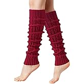 Pleneal Leg Warmers for Women - 1/2/3 Pairs Fashion Cable Knit Warm Leg Warmers 80s Accessories for Party Sports Yoga
