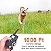 Casfuy Shock Collar Rechargeable Waterproof 1000ft Remote Dog Training Collar with Beep Vibration Harmless Shock for Small Medium Large Dog (6.6-120 lbs)