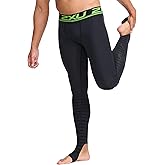 2XU Men's Elite Power Recovery Compression Tights - Enhance Performance & Recovery - Black/Nero - Size X-Large Tall