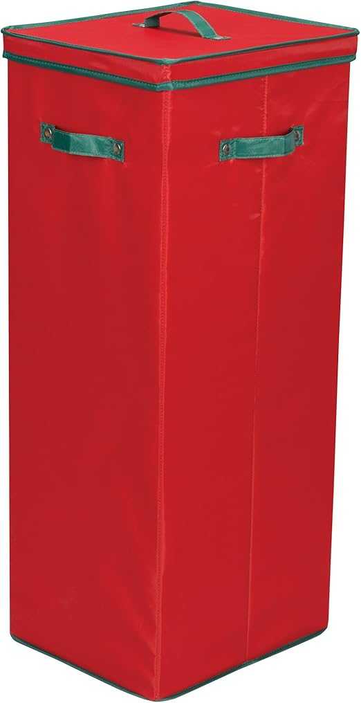 Household Essentials 580RED Wrapping Paper Storage Container Holds up