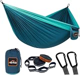 AnorTrek Camping Hammock Lightweight Parachute Nylon with Straps