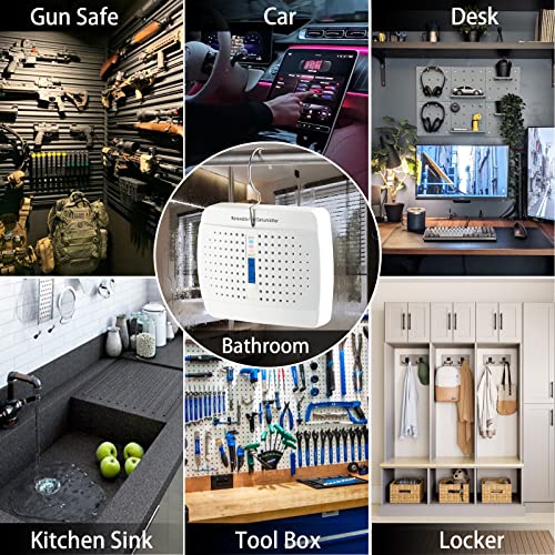 Rechargeable Small Dehumidifier, Moisture Absorber for Closed Spaces