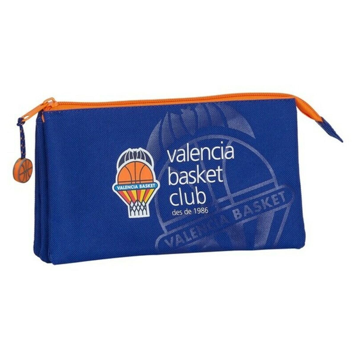 Valencia, Blue/Orange, 320x150x420 mm, Triple Pencil case