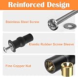 Fozuanei 4x Universal Toilet Seat Screws Fittings WC Blind Hole Hinges Bolts view 3