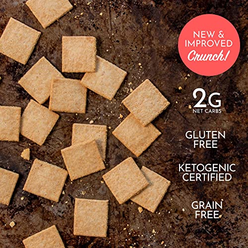 Defy Foods Keto Cheddar Crackers Gluten Free, Ketogenic Certified