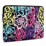 DOMISO Laptop Sleeve Case Canvas Fabric Reddish