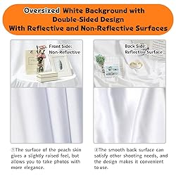 YAYOYA White Backdrop for Photoshoot, 10x20 ft