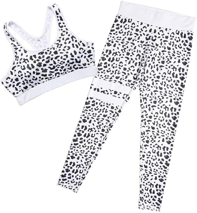 DOTBUY Yoga Wear Set, Women's Sportswear Wear/Vest and Top & Leggings