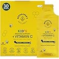 Kid's Immune Liposomal Vitamin C by Beekeeper's Naturals, 500 mg Vitamin C, Elderberry, Vitamin D, Propolis & Honey, Kid-Friendly Immune Support - Mixed Berry Flavor, Easy to Use, Bioavailable, 30 Ct