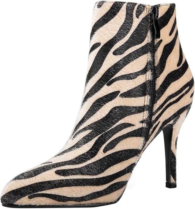 tiger print booties
